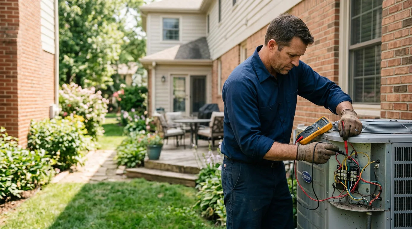 HVAC technician working near Langley, WA